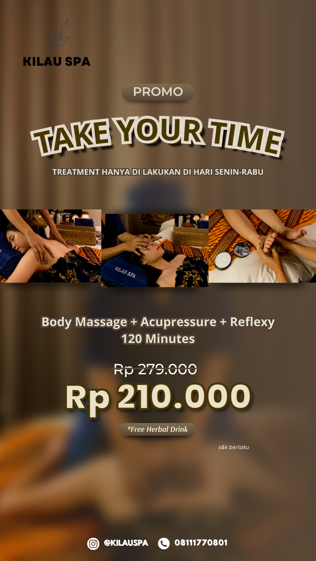 Promo Spa, Take Your Time, Reflexy, Acupressure, Body Massage